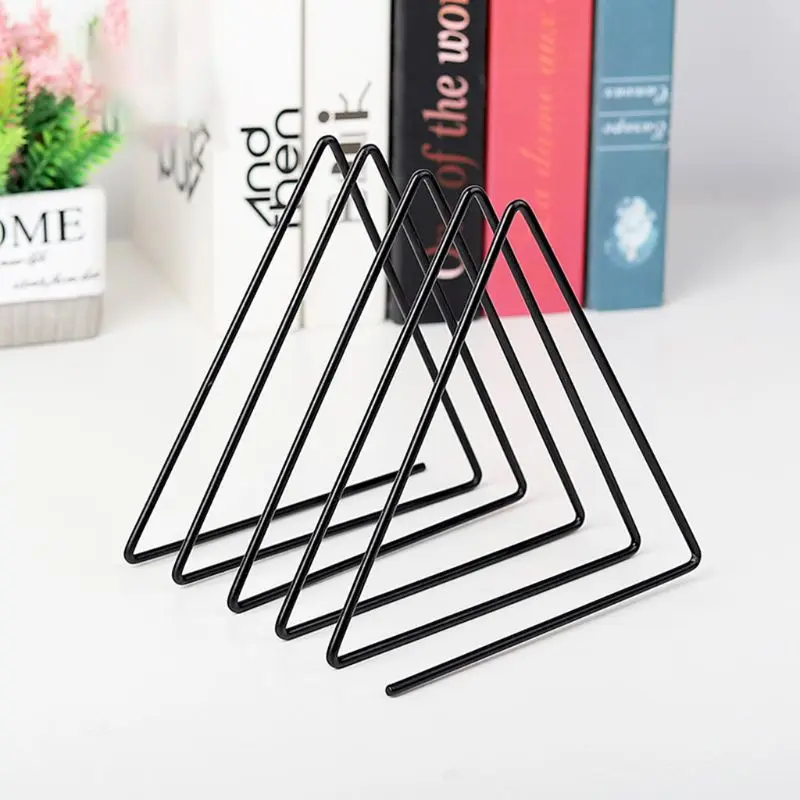

Nordic Triangle Book Support Stand Desktop Storage Rack Shelf Home Decor G8TA