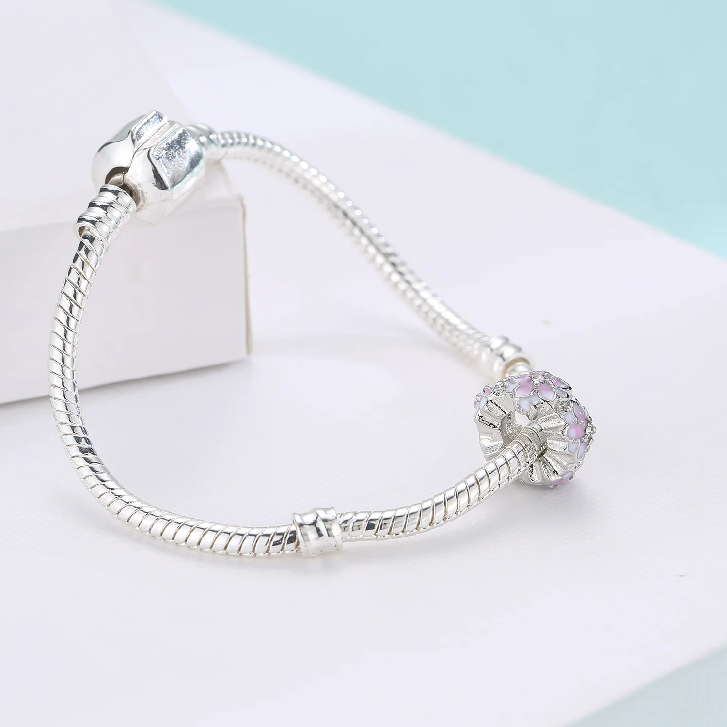 Fit Pandora Подвески Серебро 925 оригинальный браслет ювелирные изделия День Святого