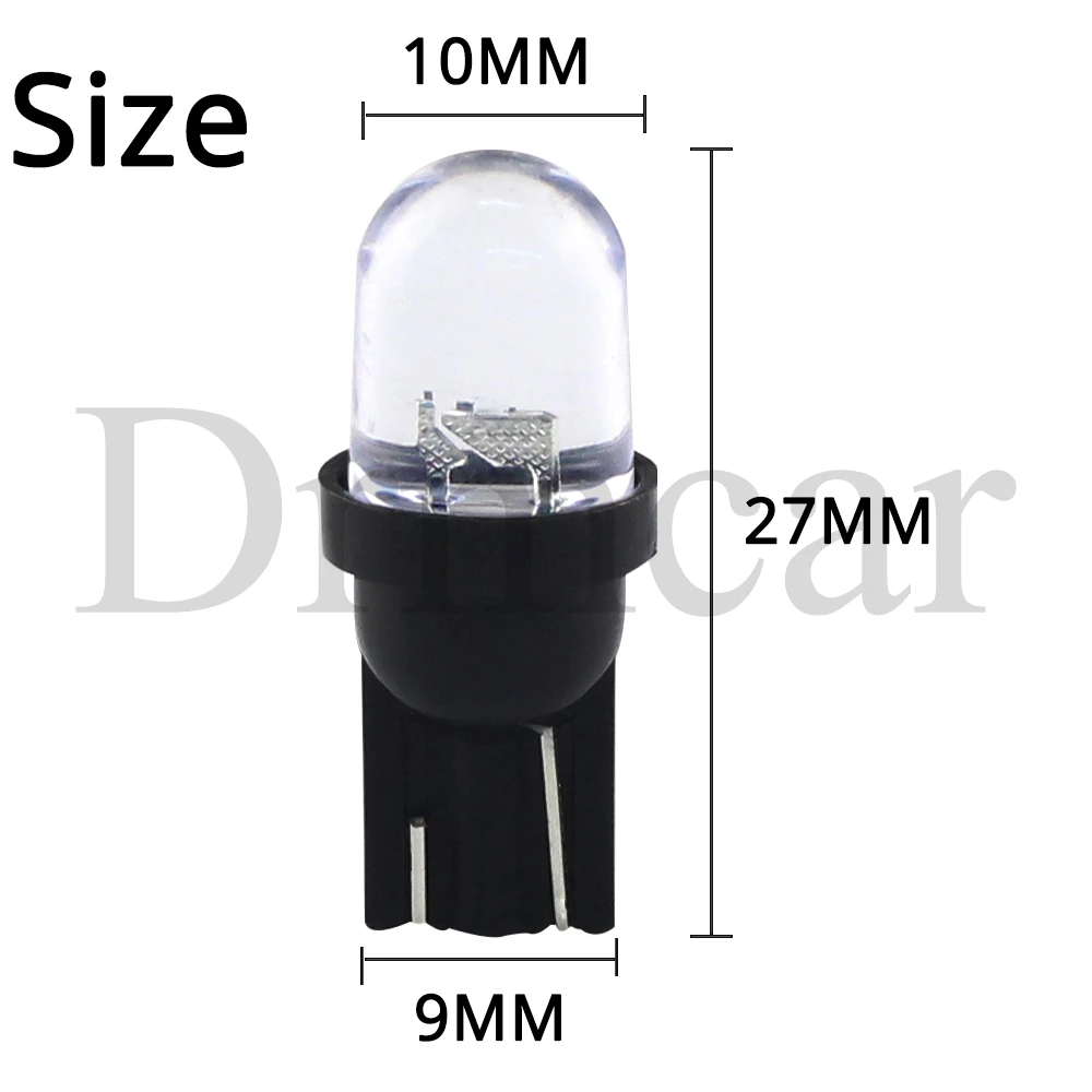 Белый красные, синие Зеленый Желтый RGB T10 W5W 168 194 501 1smd автомобильный клиновидный светильник сторона приборной панели автомобиля номерной знак лампа багажника лампы AC/DC 12V