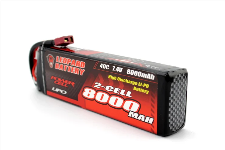 LEOPARD 8000MAH 2S 7 4 V 40C Высокая разрядка LIPO батарея для SUMMIT E-REVO UDR | Игрушки и хобби