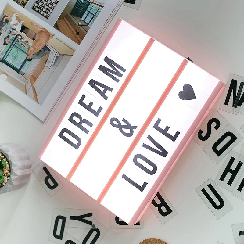 Ночной светильник ящик настенный светодиодный Комбинации A6 Размеры &quotсделай