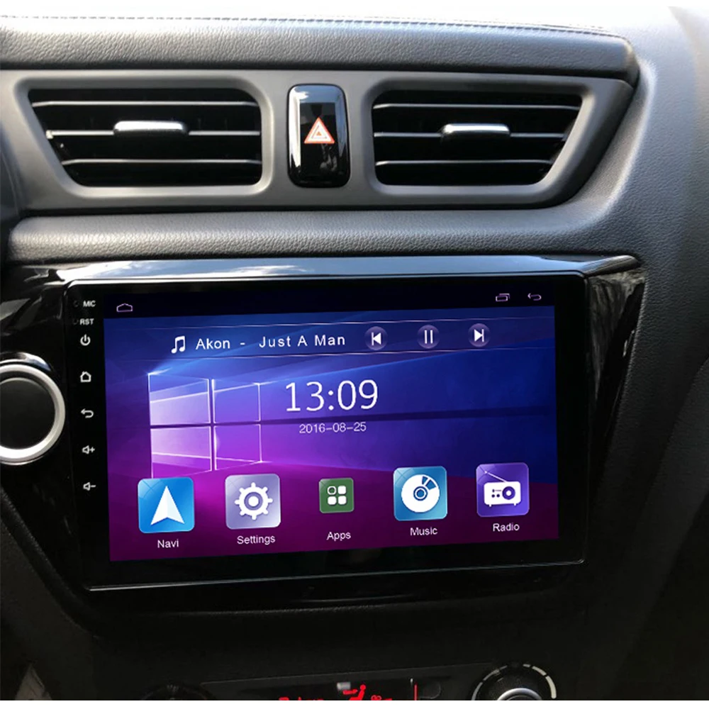 Car Multimedia Player Stereo GPS DVD Radio Navigation Android Screen for Kia K2 Rio R Pride UB 2011~2016