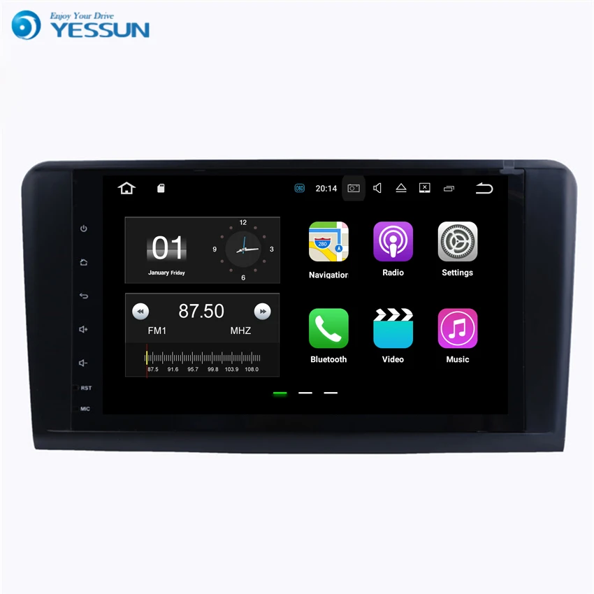 YESSUN Android для Benz ML класса W164 2005 ~ 2012 автомобильная навигация GPS аудио видео HD