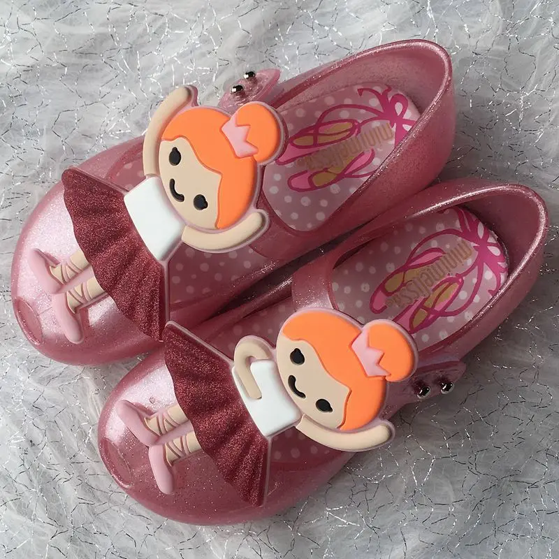 Новинка 2020 детские туфли желе Mini Melissa модные летние балетные сандалии детская