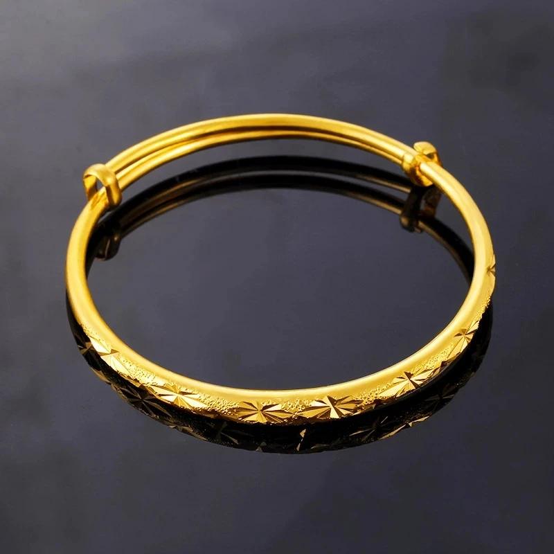 Заводская цена сохраняйте цвет вьетнамские аллювиальные золотые браслеты