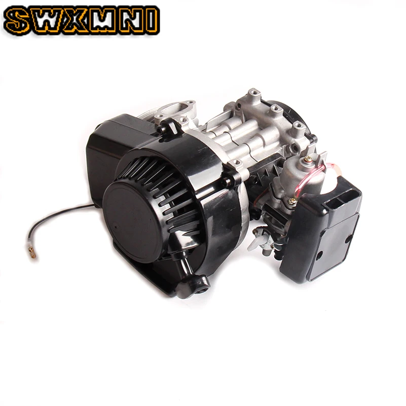 Мотоцикл 47cc 49cc 2 нажимом запуска двигателя для х тактный мини карманный велосипед