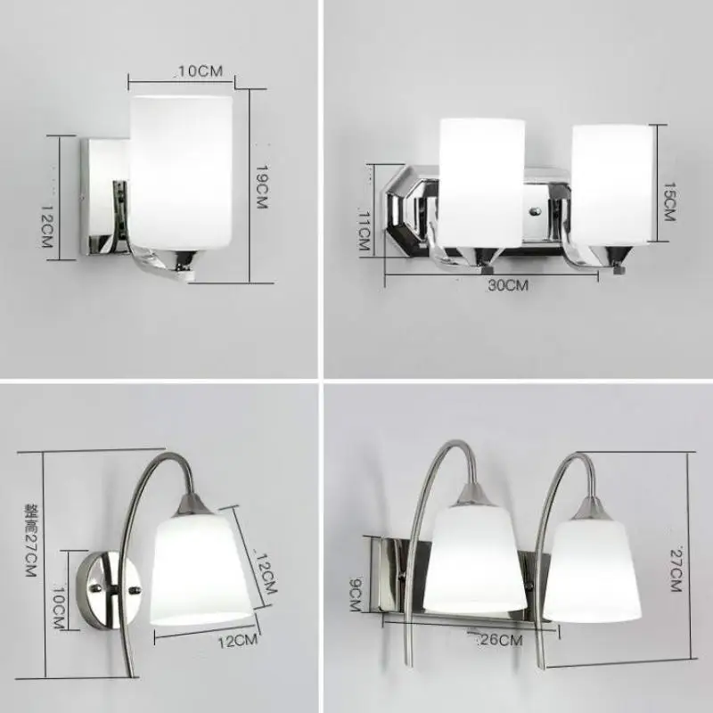 Современный настенный светильник из стекла 90 260 в перем. Тока креативный