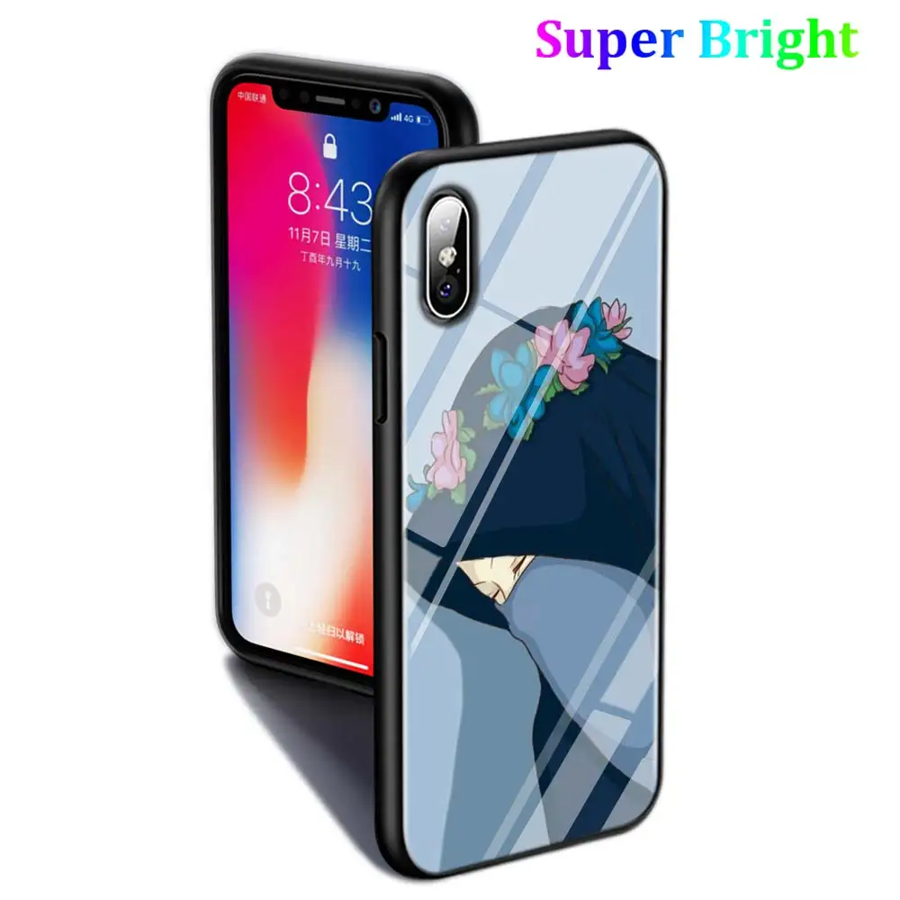 Черный чехол для iPhone 11 11Pro X XR XS Max 8 7 6 6S Plus 5 SE глянцевый|Бамперы| |