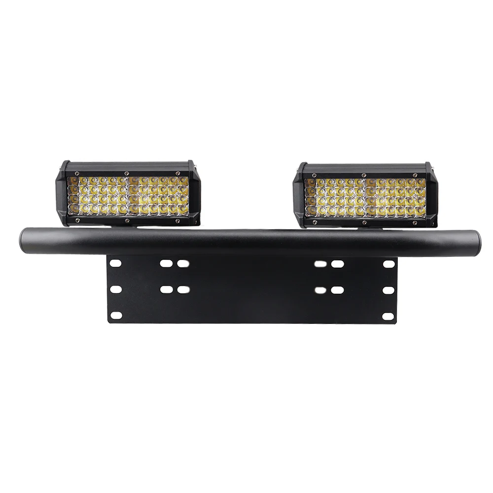 

Offroad Front Rear Bumper License Plate Holder for Car Number Plate Frame Led Light Bar Working Lights Mount Brackets