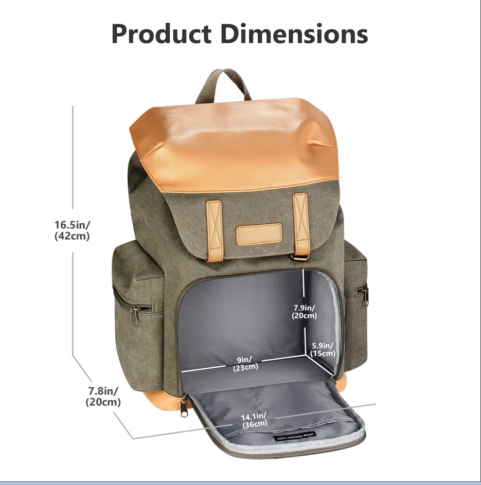 professional camera backpack waterproof canvas camera case bagpadded for dslr slr camerascamcorders15 inch laptoptripods etc free global shipping