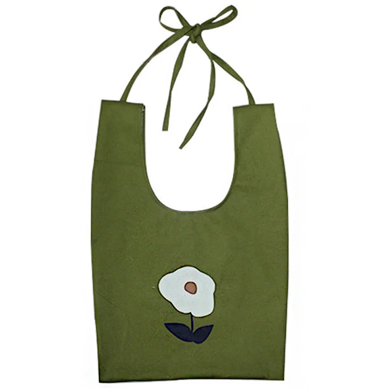 

Casual Women's Eco-Friendly Folding Shopping Bags Teenage Girls Messenger Bags Fashion Female Reusable Shopping Bag Pocket Totes