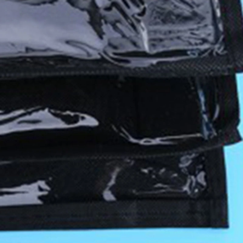 

Hanging Shoe Shelves Closet Organizer 26 Pockets over the Door Shoe Organizer, Crystal Clear Shoe Rack Door Shelf Hanger Holder