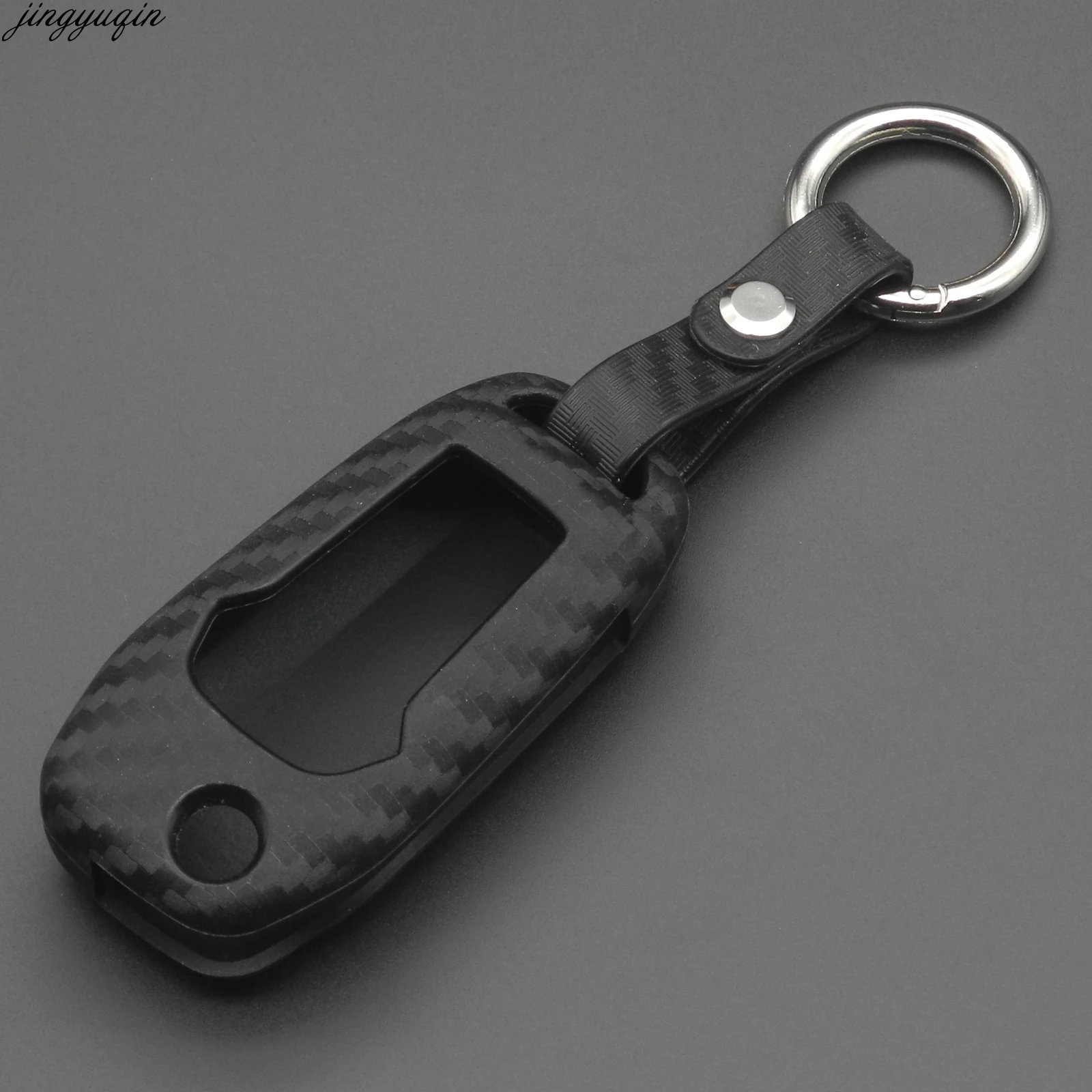 Углерода силиконовый чехол для ключей от машины Ford F 150 250 350 Ranger Explorer KA Fiesta Mondeo
