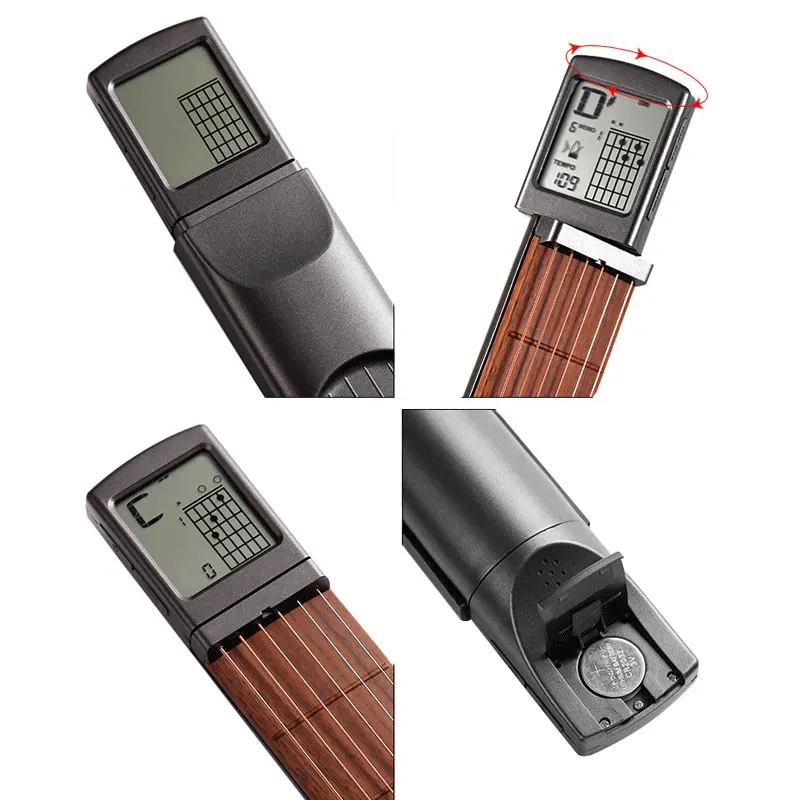 Портативный карманный тренажер для гитары с ЖК экраном|Гитары| |