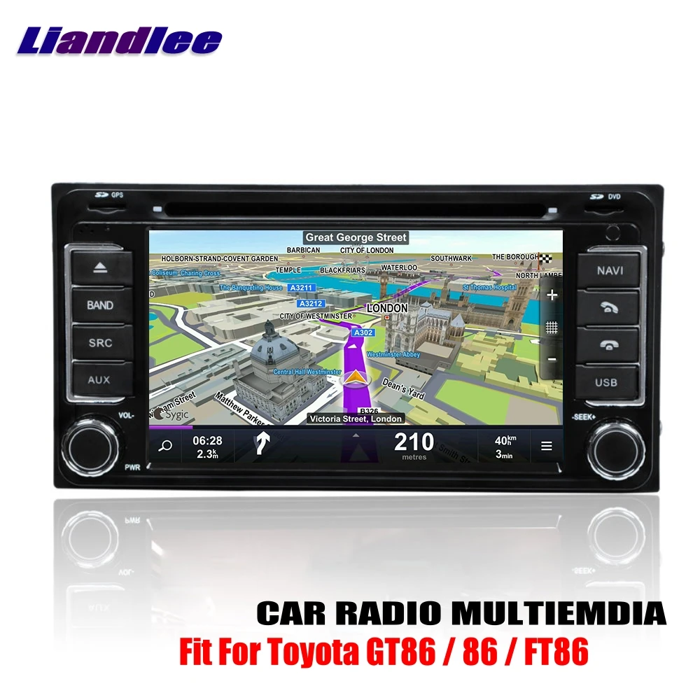 Автомагнитола Liandlee для Toyota GT 86 / FT86 2012 ~ 2016 Android CD DVD плеер GPS Navi навигация карты