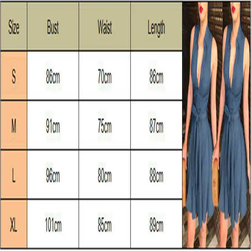 

Denim Jeans EveningParty Dress Women Casual Short Blue US Ladies Sleeveless Sexy denim dress Size S-XL