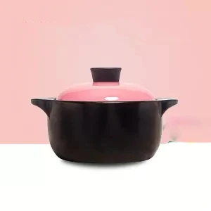 Керамическая кастрюля Мультиварка суп газ Бытовая керамика каменная кастрюля огненная устойчивость к высокой температуре суп, каша горшок - Цвет: 2000ml