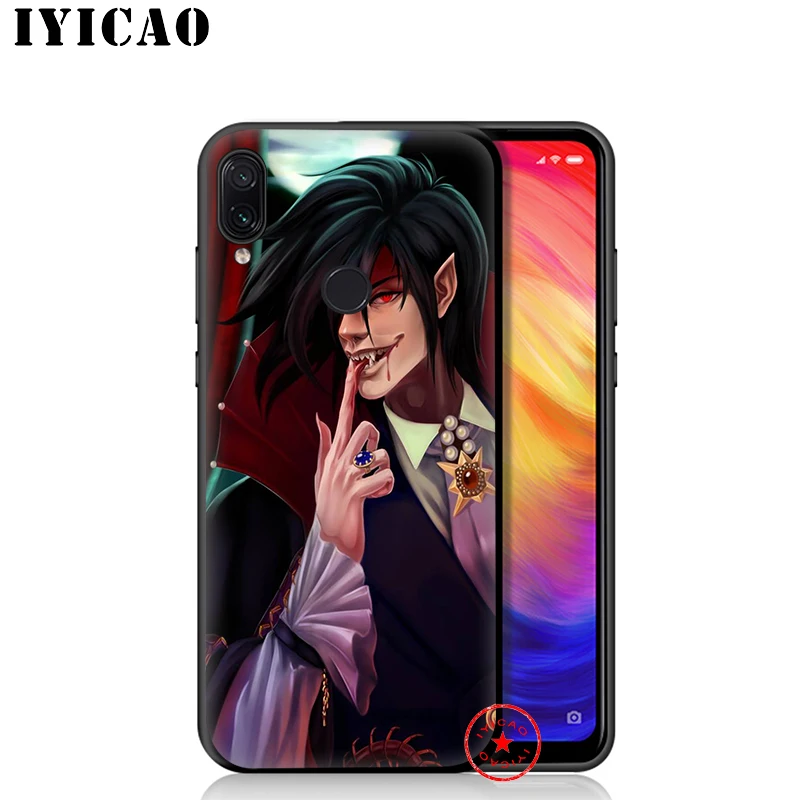 IYICAO Hellsing Alucard Soft Case for Xiaomi Redmi Note 8 7 6 5 Pro 5A 4X Back Silicone |
