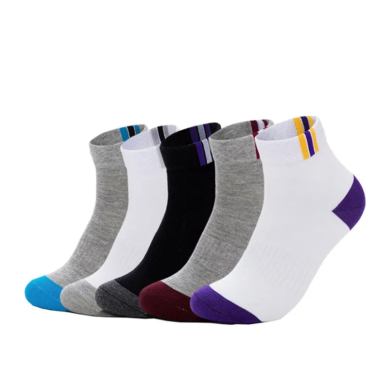 

5 Pairs=10pcs Men ankle socks Breathable Summer Winter Cotton sports Socks mesh Casual Athletic Thin Cut Short Size 39-44