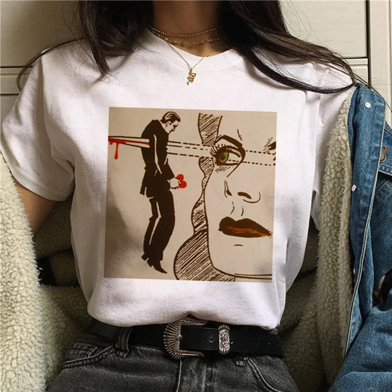 Harajuku футболка женская Feminism GRL PWR Ullzang для девочек Power 90s графическая гранж