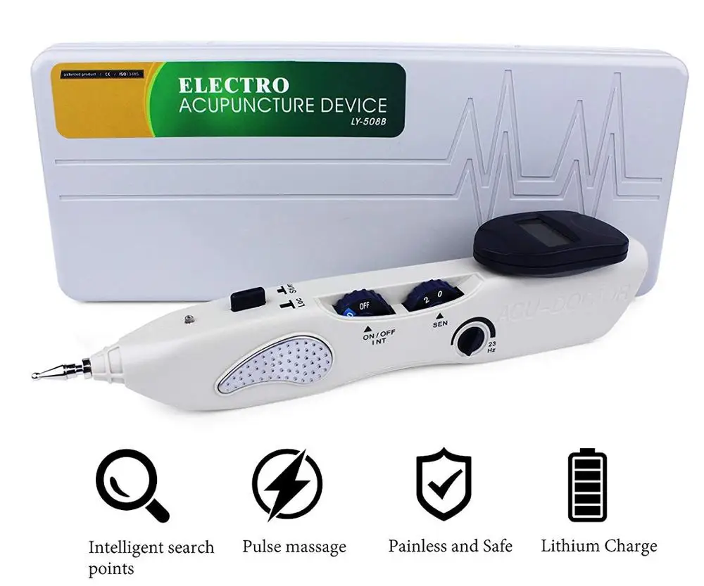 

Leawell Electronic Meridian Pen Point Detector Device Low Frequency Pulses Meridian Massage For Body Pain Relief