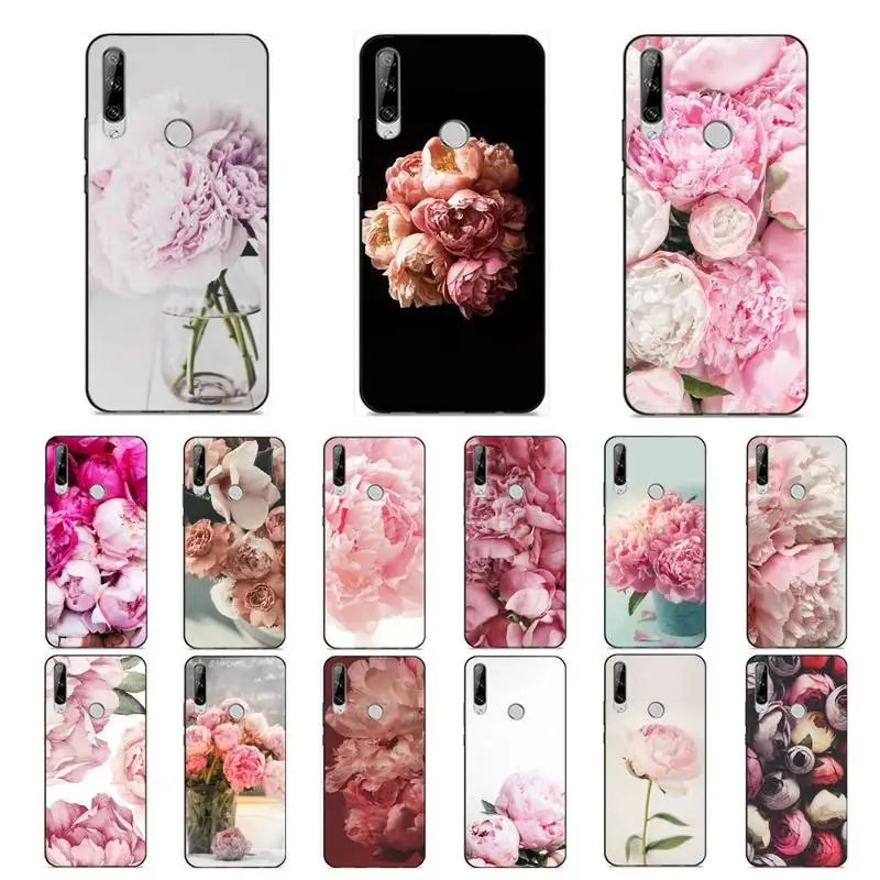 

MaiYaCa Peony Flower Phone Case For Huawei Honor 8c 8X 10 20 9 lite view20 Xiaomi 8 9 lite SE F1