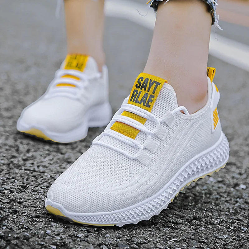 

Factory Direct Woman Casual Shoes Breathable Walking Mesh Flat Shoes Sneakers Women 2022 Gym Vulcanized Tenis Feminino