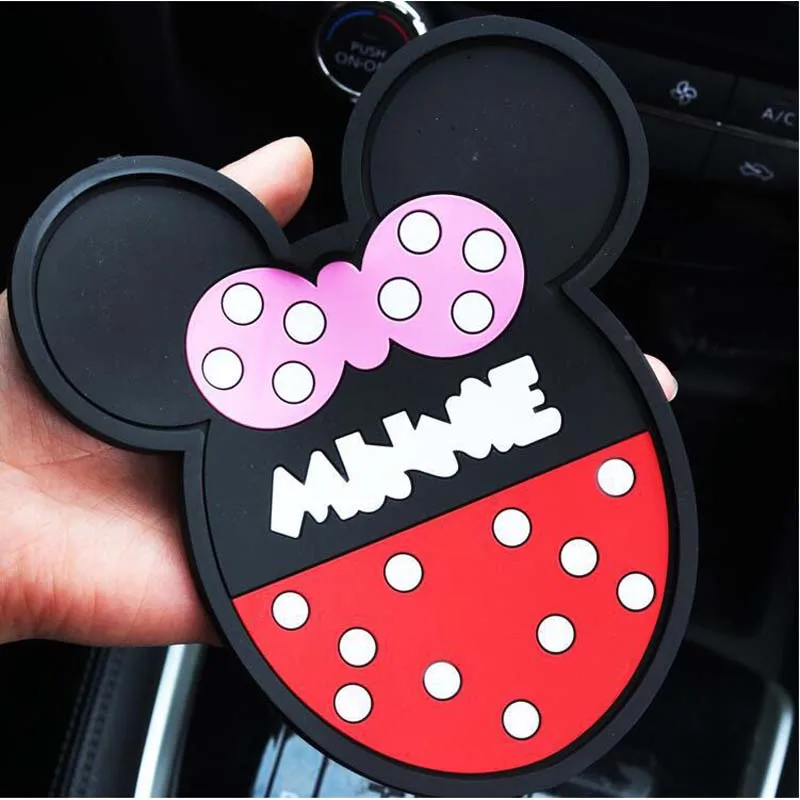 

Disney Mickey Mouse Minnie Anime Doll Toys Mickey&Minnie Mouse Cartoon Shake Head Model Doll Car Deco Auto Accessories Kids Toy