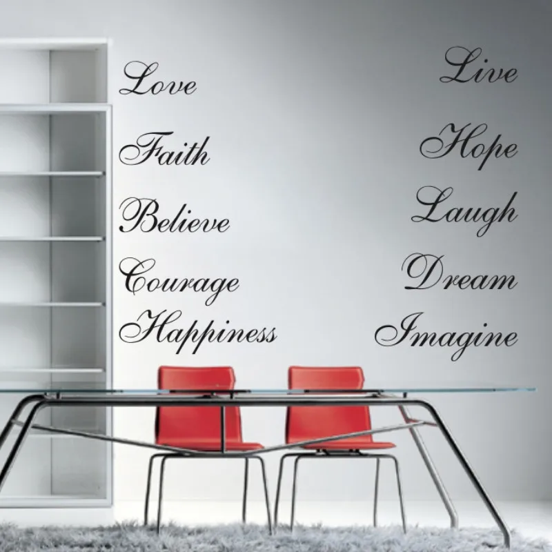 Art Letter New Fashion Simple Wall Stickers Home Decor Stairs Bedroom Living Room Personality DIY | Дом и сад