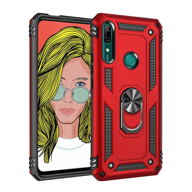 Чехол с магнитным кольцом для huawei P Smart Z P20 P30 Pro mate 20 30 Nova 5i Honor 10 Lite Y5 Y6 Y7 Y9 Prime силиконовый защитный чехол