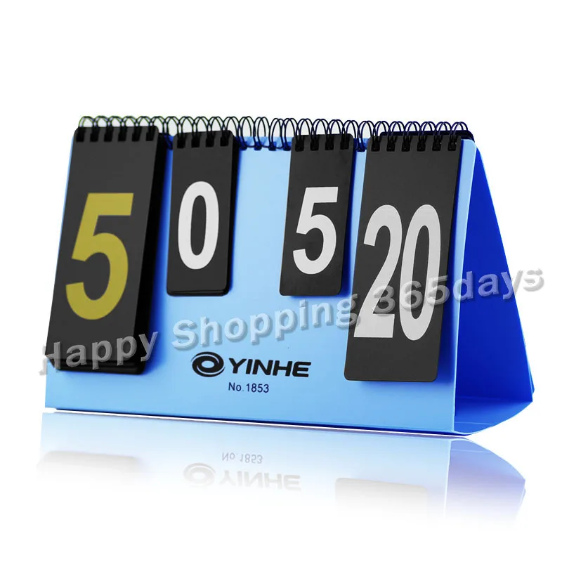 

YINHE Galaxy Mini Standard Scoreboard (Portable, light) For Table Tennis Games Portable Ping Pong Game Scorecard