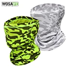 WOSAWE камуфляжное оформление, летний наружный шейный шарф, пыленепроницаемый солнцезащитный, для рыбалки, походов, маска для лица, повязка на голову