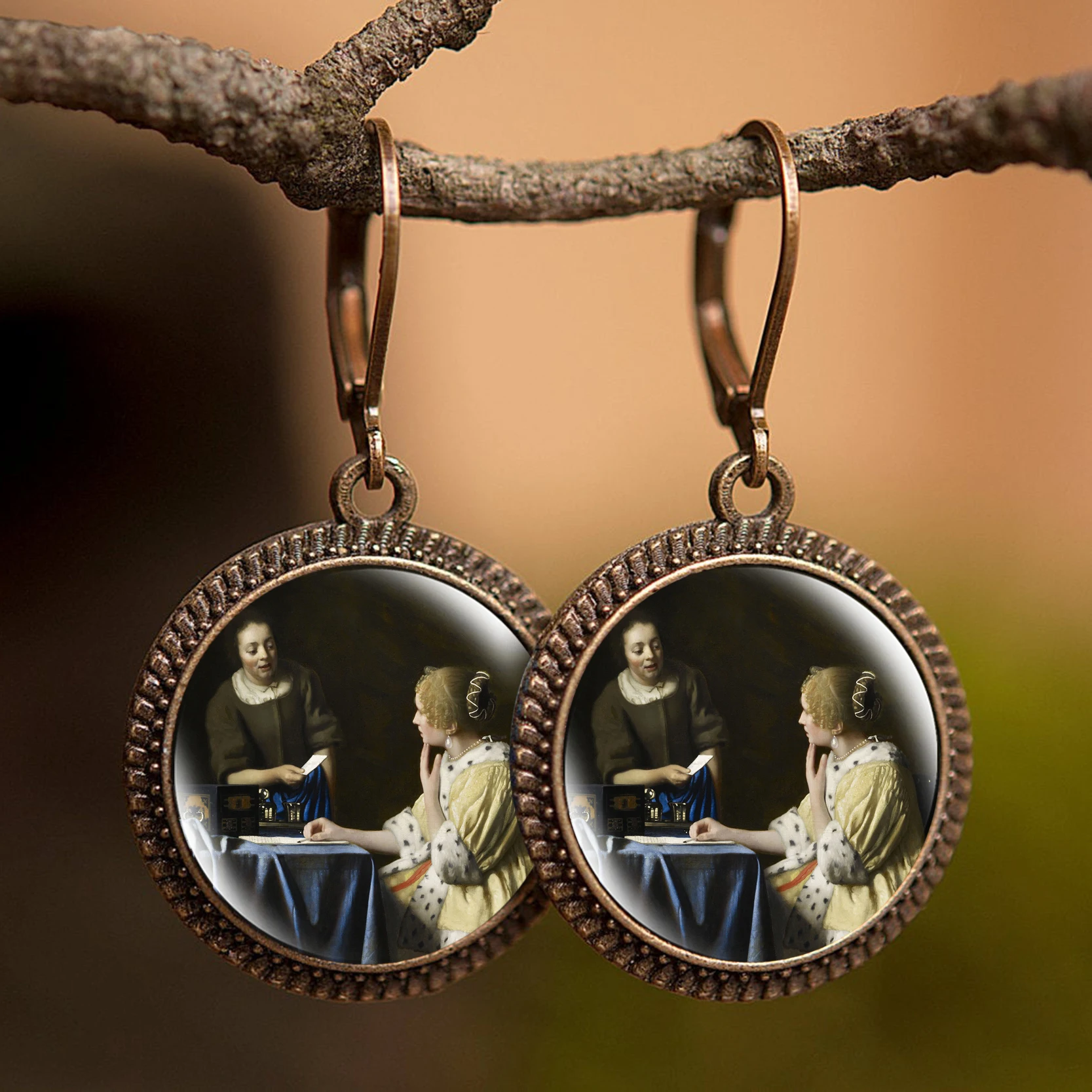 Женские длинные серьги подвески с жемчугом в стиле ретро|Серьги-подвески| |