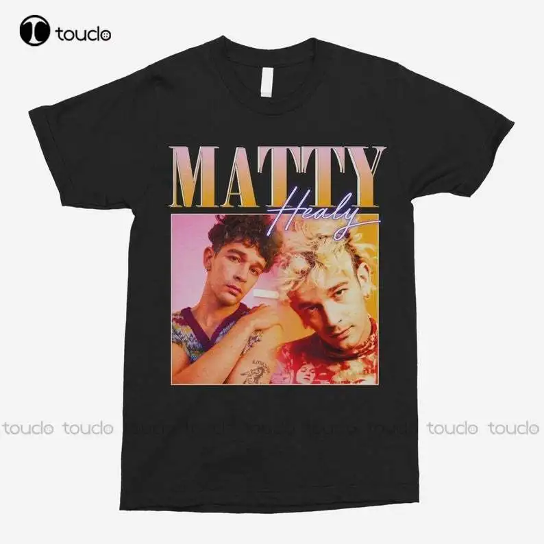 

Новинка, Matty Healy, Винтажная футболка унисекс, хлопковая футболка