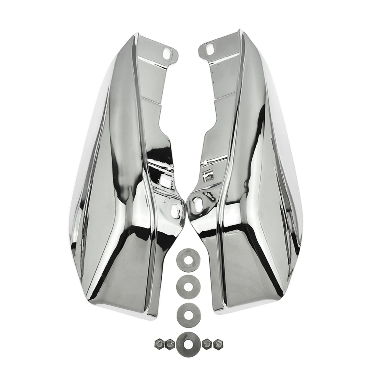 Мотоциклетная хромированная/черная теплозащитная промежуточная воздушная