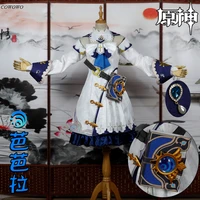 customized anime genshin impact barbara game suit sweet lovely princess dress uniform cosplay costume halloween party outfit