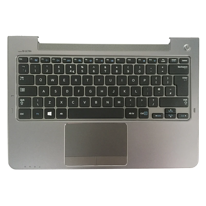 Клавиатура для Samsung NP530U3C NP530U3B NP535U3C NP540U3 NP532U3C NP532U3A серая ноутбука | Компьютеры и