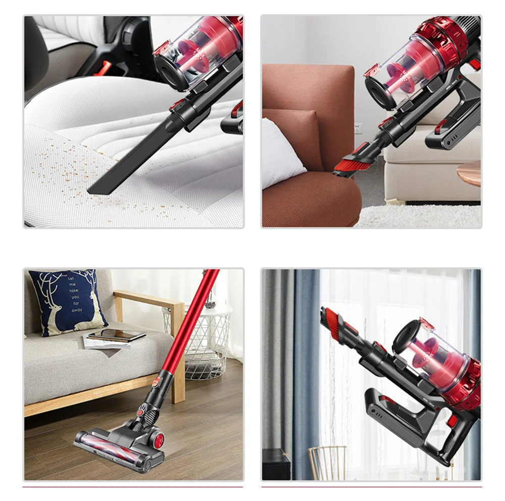 Беспроводной пылесос 22000Pa легкий аккумулятор Перезаряжаемый всасывающий