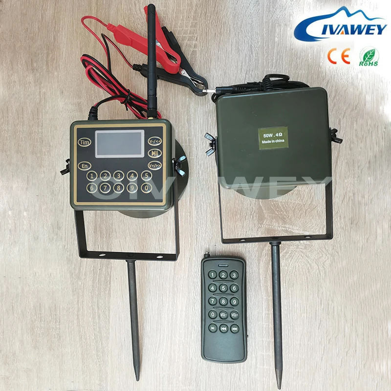 2x60 Вт громкоговоритель Электрический Гусь ворона утка звонящий диких животных