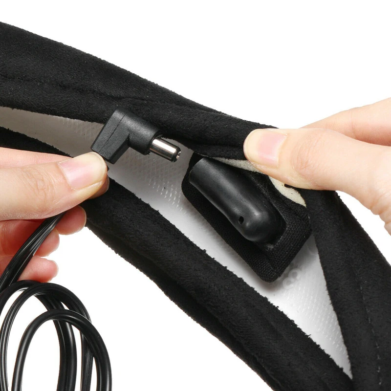 

Universal Steering 38cm Covers Heater 12V Car Steering-Wheel Cover Winter Warm Comfortable Heated Heating Steering Wheel Cover