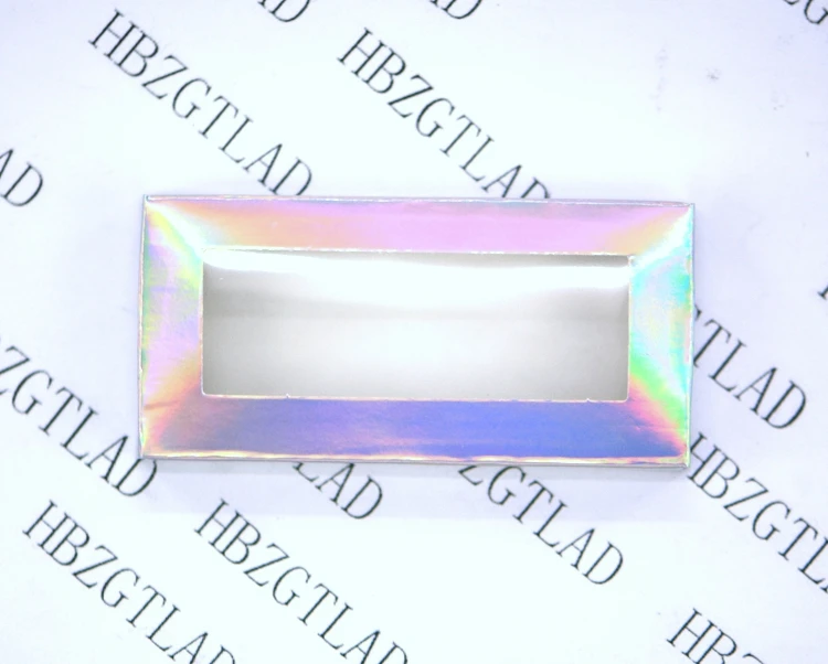 no tray laser 10 компл./лот упаковочная коробка для ресниц пустой ресницы посылка многоцветный бумажная коробка белый фарфоровый поднос с фокусным расстоянием 25 мм ресницы DIY блестящие упаковочная коробка - Цвет: no tray laser