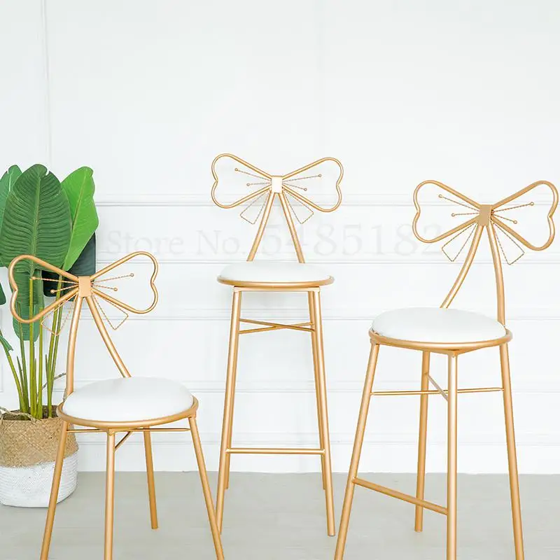 Современный минималистичный барный высокий стул нордическая Бытовая спинка