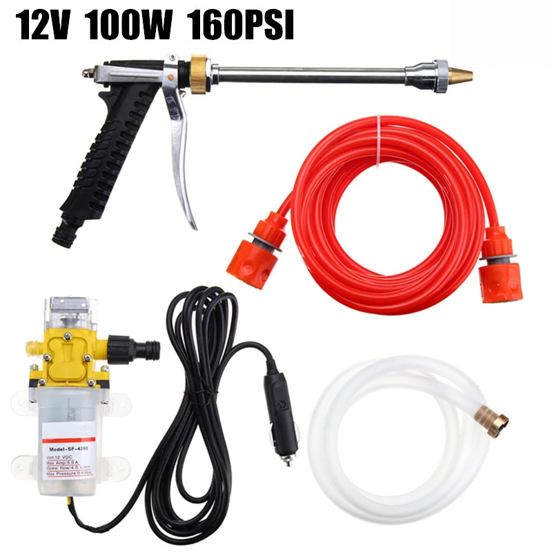

Car Wash 12V Car Washer Gun Pump High Pressure Cleaner Car Care Portable Washing Machine Electric Cleaning Auto Device