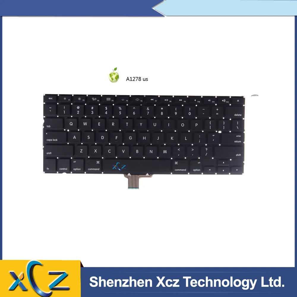 Новая клавиатура US Keybaord для MacBook Pro Unibody 13 ''A1278 Layout Keyboard 2009 2010 2011 2012 год|a1278