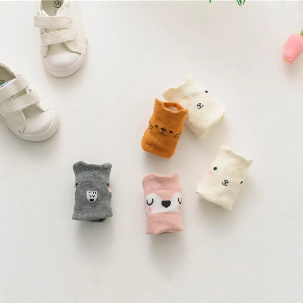 

1 Pair Lovely Cartoon Animal Baby Kids Girls Boys Long Knee-High Cotton Socks Tights Child Keep Warm In Autumn Winter Tube Socks