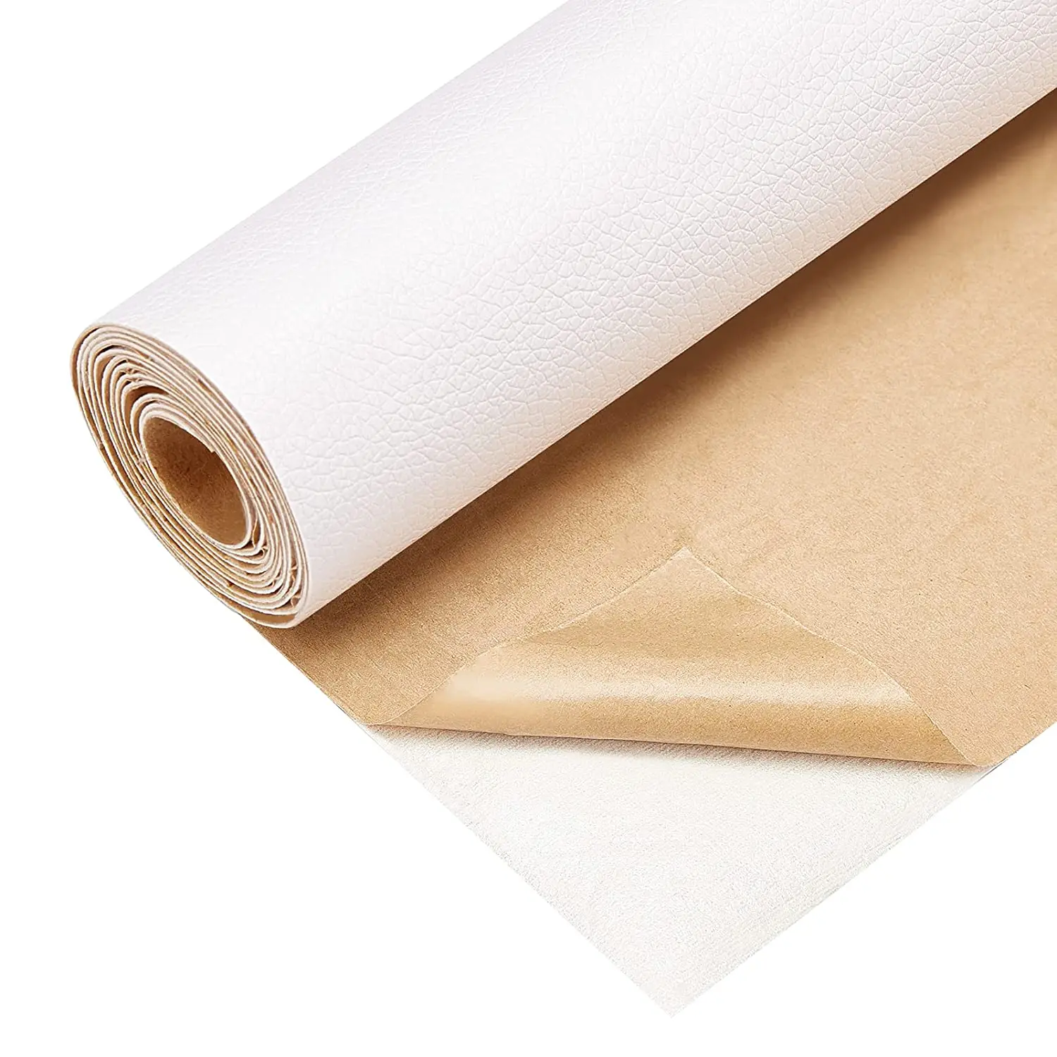 

118x53 Inch Adhesive Leather Repair Patch for Sofa Couch Car Seat Furniture (White 01cm Thick)