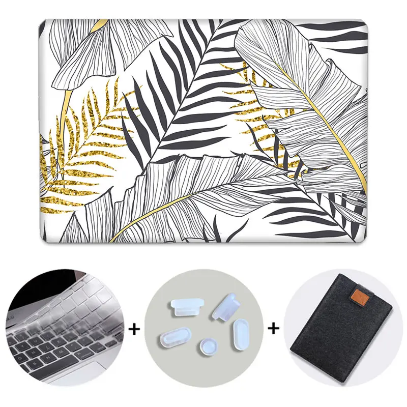 MB04 MTT чехол для ноутбука Macbook Air Pro retina 11 12 13 15 мраморный Жесткий Чехол для mac book 13,3 дюймов с сенсорной панелью A2159 сумка для ноутбука - Цвет: MB04
