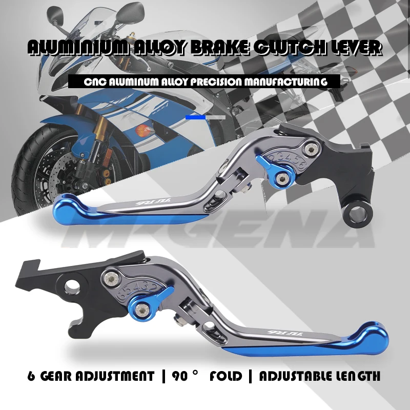 Складные Выдвижные рычаги тормоза и сцепления для YZF 600 Φ YZF600 R6 2017 2018 17 18|Тормозные