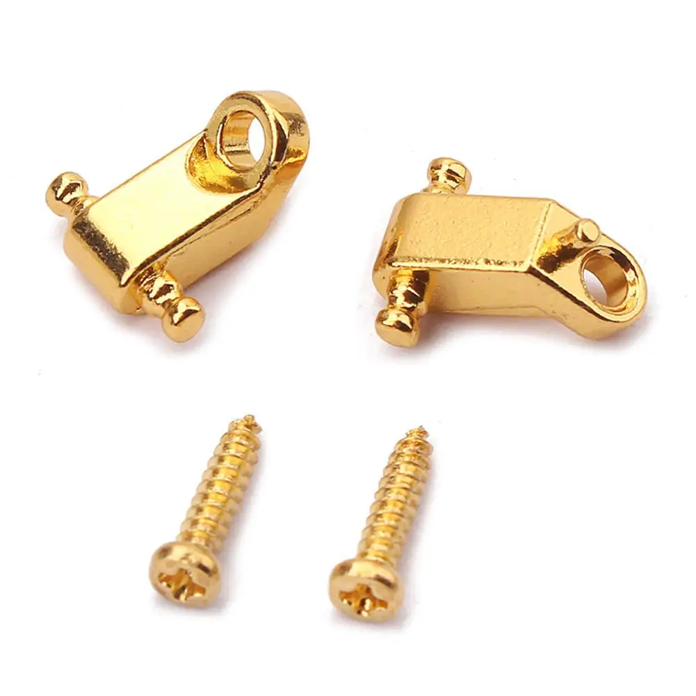 

2pcs/set Roller Style String Retainers Tree for Electric Guitar Musical Instrument Accessories 22.2 * 11.2 mm