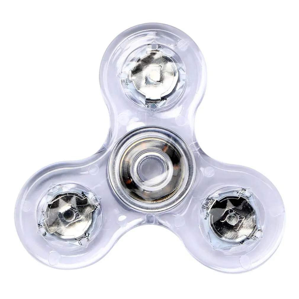 СВЕТОДИОДНЫЙ цветной ночной Светильник светящийся прозрачный кристалл гироскоп